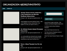 Tablet Screenshot of organizacionajedrezvinotinto.com